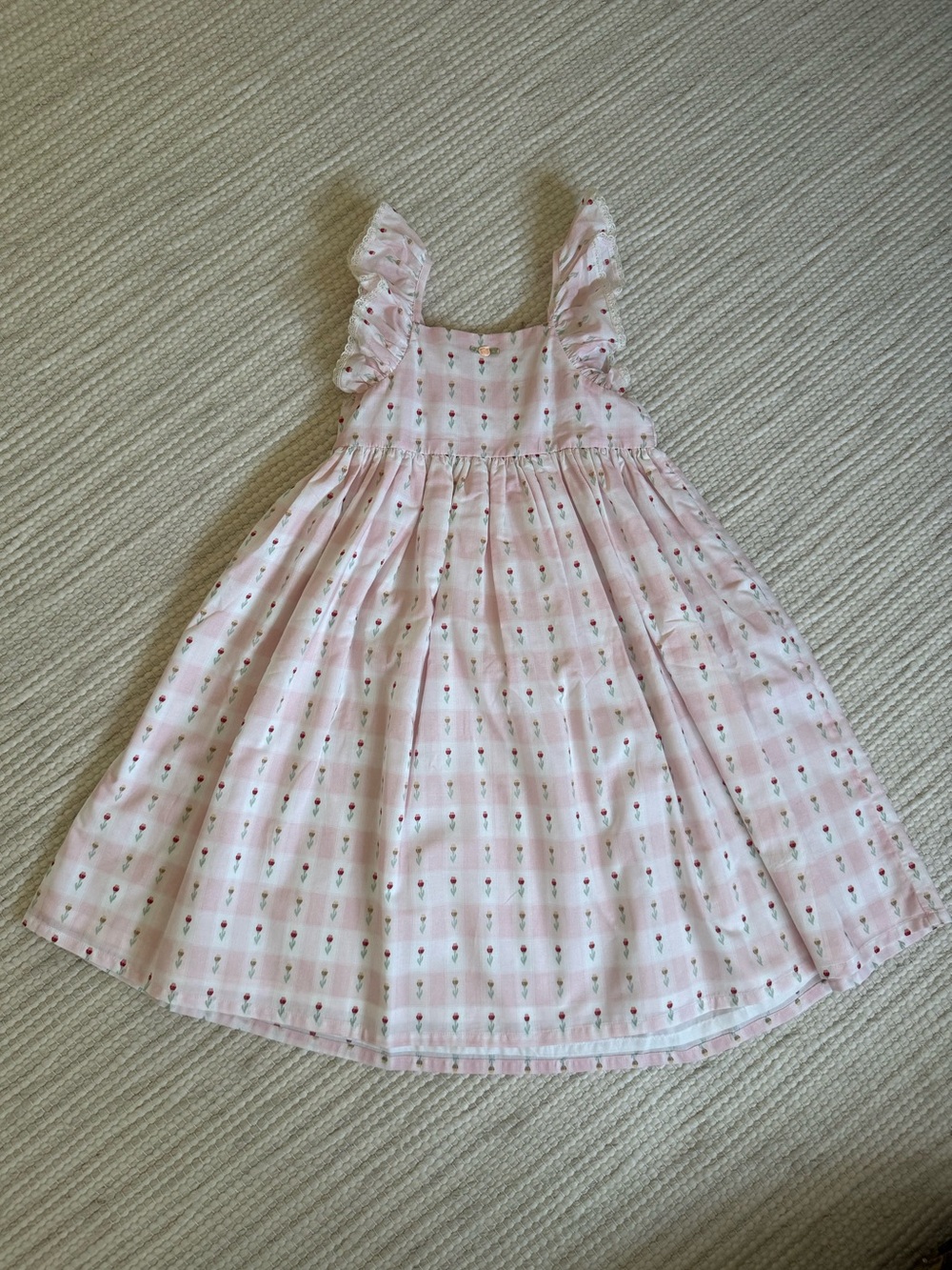Bebe Organic Pink Bella Dress, 8Y